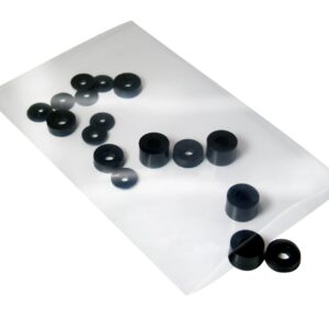 12" x 18" 1.25 Mil Flat Poly Bags - 1000/Case