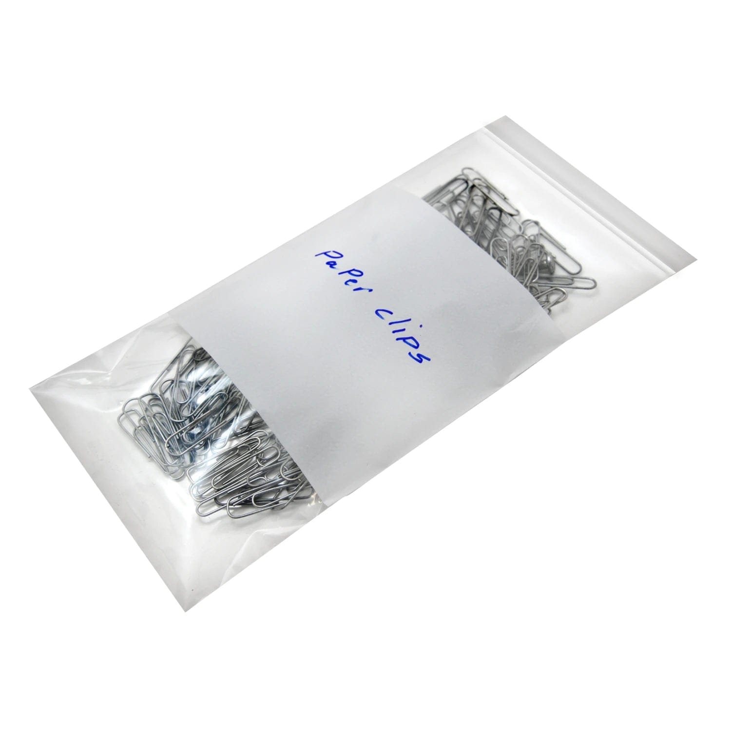 White Block Reclosable Bags - System Packaging